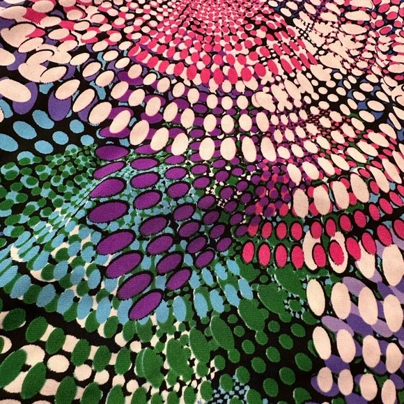 Tiana B. Blue and Purple Multi-Colored Graphic Midi Dress - Picture 4 of 8